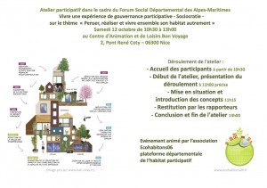 invitation atelier participatif du 12 octobre 2013 Forum Social Départemental